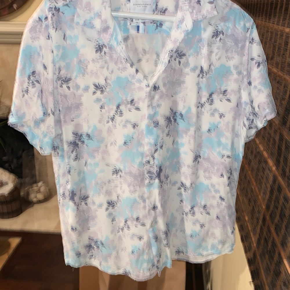 Denim & flower